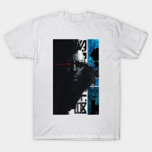 Cyberpunk Warrior Fanart Vaporwave T-Shirt